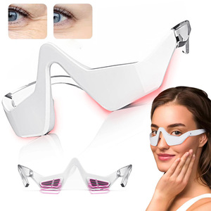 Gafas eléctricas de microcorriente 3D, masajeador de Ojos de <span class=keywords><strong>2</strong></span> modos para aliviar las arrugas, ojeras, estiramiento de la piel, tratamiento de estiramiento de ojos - Product Image 1
