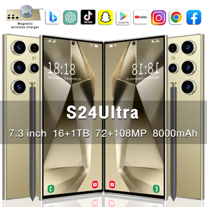 S24 Ultra Double SIM, Extension TF, 5G, Écran 7,3 Pouces 120Hz, 8000mAh, 16 Go, 1 To, Stylet, Déverrouillage par Reconnaissance Faciale, GPS, Haute Définition, OTG - Product Image 2