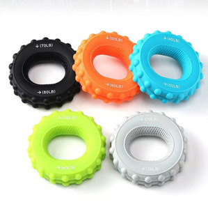 Silicone tập thể dục tay Grip Vòng tập thể dục giảm bớt áp lực phòng tập thể dục ngón tay đào tạo tay Grip tay cẳng tay Exerciser và strengthener - Product Image 2