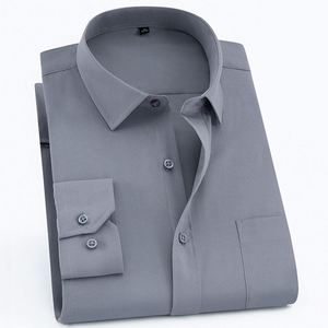 Camicia da lavoro da lavoro da <span class=keywords><strong>uomo</strong></span> camicia da <span class=keywords><strong>uomo</strong></span> a maniche lunghe giallo da lavoro abito sartoriale abiti formali con LOGO da <span class=keywords><strong>uomo</strong></span> ricamato - Product Image 3