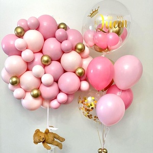 30 Piece Disposable Matte Latex <strong>Balloon</strong> Set Round Confetti <strong>Balloons</strong> Party Decoration Kit for Birthday Wedding Baby Shower Event - Product Image 5
