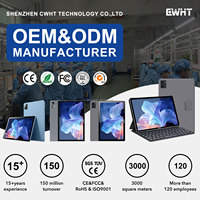 Tablet PC Android 15 OEM de Fábrica, 10 Pulgadas, 16GB+128GB, WiFi, con Teclado, Pantalla Táctil, para Dibujo Digital, Aprendizaje y Oficina