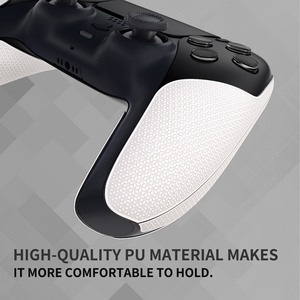 PlayVital ดีไซน์แบบแยกส่วน สีขาว กันลื่น ดูดซับเหงื่อ พรีเมียมกริป สำหรับจอย PS5 - Product Image 5