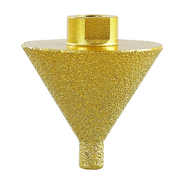 38mm 50mm M10 Thread Diamond Conical Chamfer Bit for Enlarging Shaping Trimming