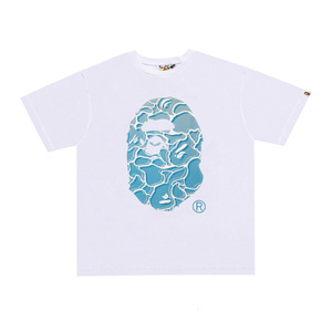 Camiseta de Franela 100% Algodón - Estampado de Mono Verano 2026, Transpirable, Holgada, Cuello Redondo, Estilo Corto, <span class=keywords><strong>Ropa</strong></span> para Hombre - Product Image 4
