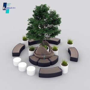 <b>Wooden</b> <b>Sliced</b> Seat Parks Hotels Shopping Malls Creative Leisure Chair Outdoor Anti-Corrosion Custom-Made Special-Shaped Hotel - Product Image 2