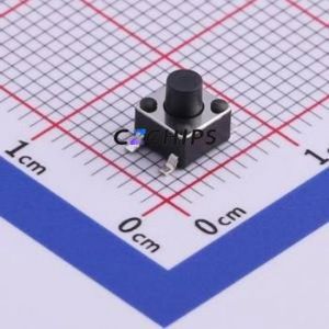 UK-B0206G50-SPJZ25Y Tactile Switch SMD-4P,4.5x4.5mm Switch Single Pole Single Throw Round Button 2.5N Vertical Mount - Product Image 1