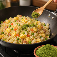 Mélange d'assaisonnement pour riz frit de Yangzhou certifié HACCP, poudre aromatisante de haute qualité, délicieuse saveur, pour plats de fruits de mer et œufs