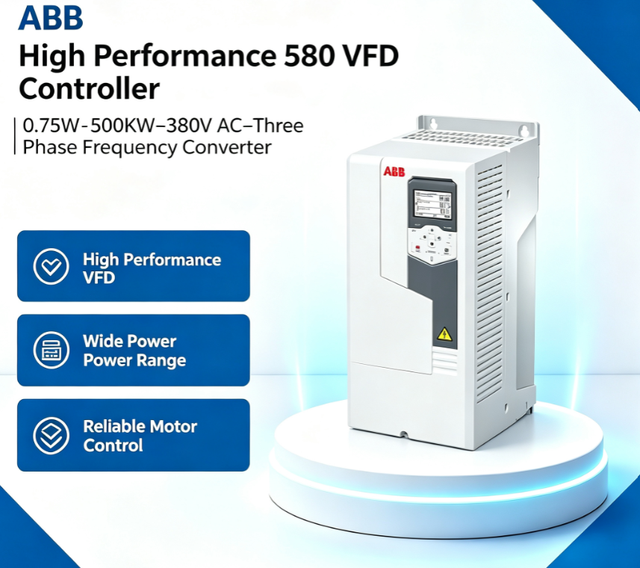 High Performance Discount  580 VFD Controller 0.75KW-500KW 380V AC Variable Frequency Drive Three Phase Frequency Converter