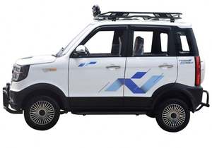 Nouvelle voiture électrique berline mini 4 places 1500W à faible vitesse avec intérieur en cuir foncé et propulsion arrière pour adultes - Product Image 2