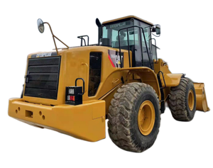 Chargeuse frontale Caterpillar 966H d'occasion, grande pelle de chantier pour travaux de transfert de terre et de roche en portuaire - Product Image 1