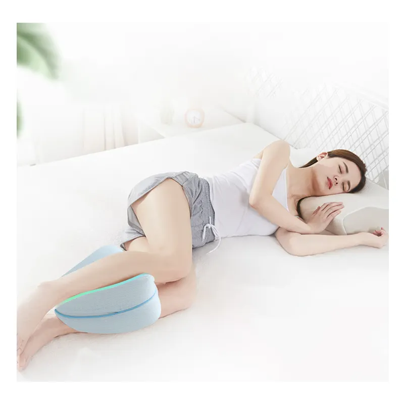 Tencel Anti bakteriyel lateks vücut bacak kama yastık almohada para piernas bellek köpük bacak dinlenme diz yastığı uyku için