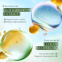 SADOER Savon pour les pieds au charbon de bambou et au thé vert 100g avec filet moussant Hydratant Contrôle du sébum Nettoyage en profondeur Marque privée