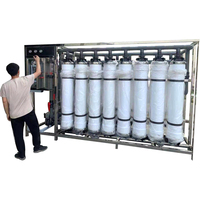 Installation de traitement de l'eau industrielle d'ultrafiltration UF de machine de purification d'eau 10m3/h