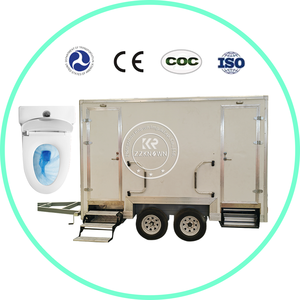 Unidad de Baño Portátil para Exteriores 2025, Ducha, Remolque para Auto, Inodoro Portátil, Baño Público Móvil con Ruedas para Fiestas - Product Image 6