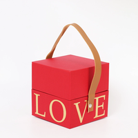 Luxuriöse Weiße Rote Karton-Parfümerie Aroma-Schmuck-Verpackung Geschenkbox Exquisite Kompakte Box Leicht zu Transportieren