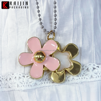 Pot de masque pour les lèvres en forme de fleur, collier, emballage vide pour masque et brillant à lèvres, tube personnalisable, collier portable