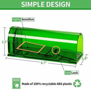 Ahuyentador de Aves Recargable Ecológico de Plástico Sólido con Baterías, Control de Animales, Cobertura de 600-800 m, 480 Horas de Funcionamiento, Eliminación Rápida - Product Image 2