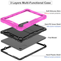 Coque robuste Lenovo Tab K10C 10.1 pouces résistant aux chutes PC dur + coque hybride en Silicone souple modèle 2025