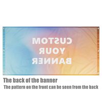 Drapeaux et bannières promotionnels de publicité extérieure coupe-vent chaud bannière de maille de barrière de tissu de polyester