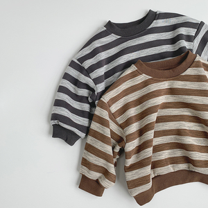 <span class=keywords><strong>Pull</strong></span> d'hiver pour garçons en gros, <span class=keywords><strong>pull</strong></span> rayé rétro pour enfants, vêtements, faible MOQ, hauts chauds pour filles et garçons d'hiver - Product Image 5