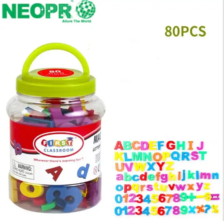 ABC enfant aimant frigo orthographe alphabet en plastique de