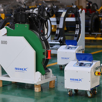 Ensemble complet avec pinces pour machine de soudage par fusion bout à bout de tuyaux HDPE DN800