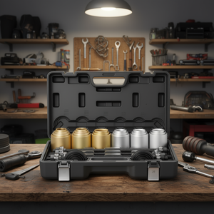 Kit d'outils de réparation automobile 26 pièces, manchon de pressage en acier pour moteurs LCV HGV avec mallette de transport - Product Image 2