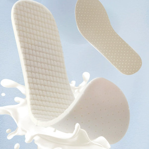 Semelles intérieures en latex pour hommes et femmes, souples, respirantes, offrant un soutien durable en position debout, confortables, absorbant les chocs, taille 35 à 45 - Product Image 4