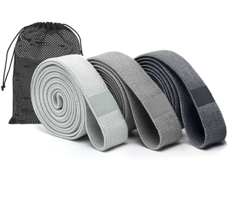 Juego de 3 piezas de correas con anillo grueso - Serie gris