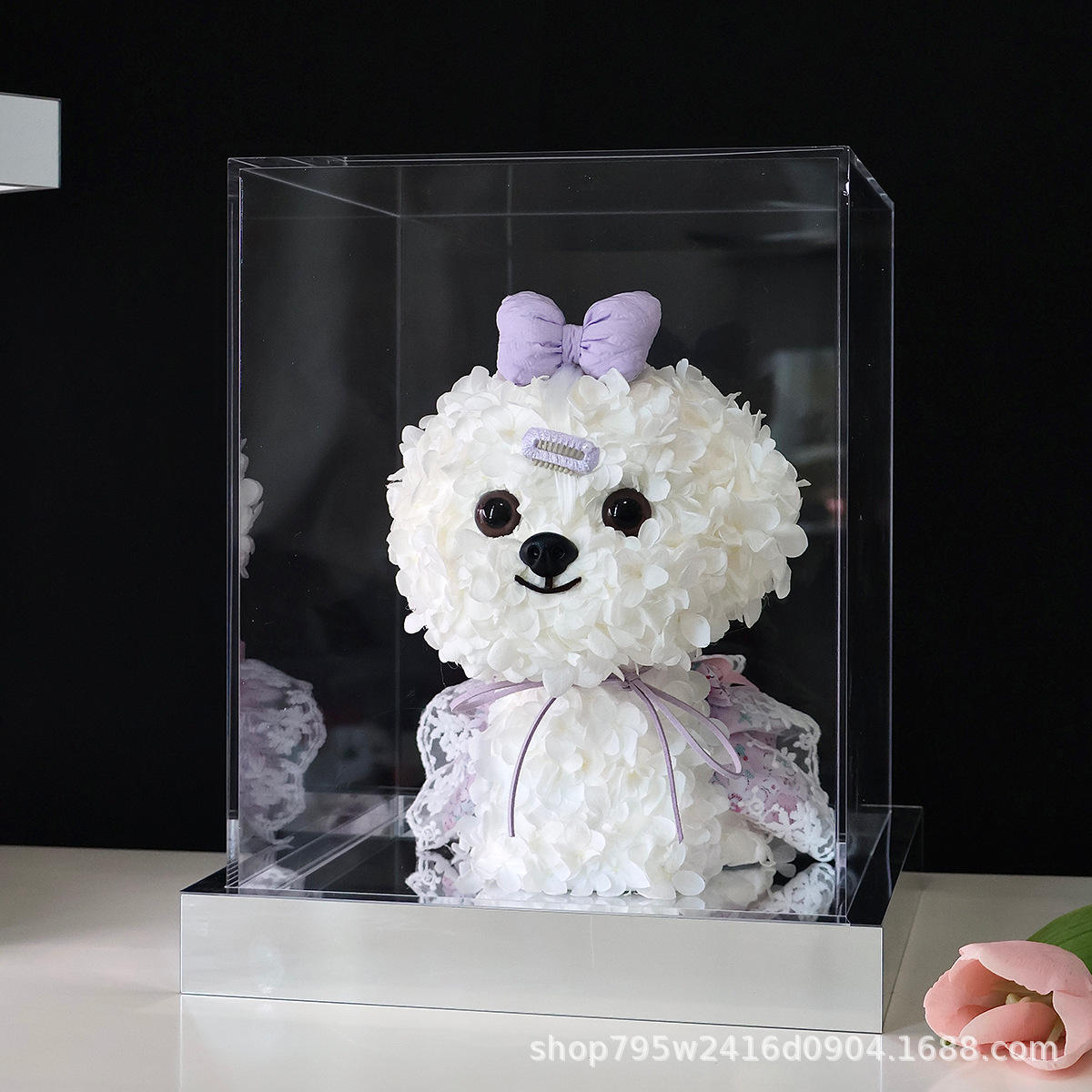 Chérie absolument violet 24*24*30cm