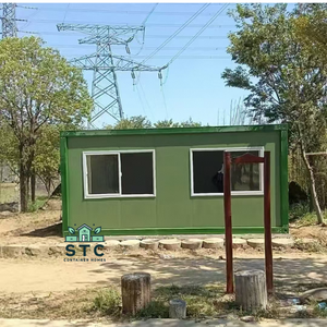 Casas Prefabricadas Tipo Contenedor de 20 pies, 1er, 2do y 3er Pisos, Paneles Sándwich, Oficina en Casa, Casa Prefabricada, Edificio de Acero, Dormitorio - Product Image 2