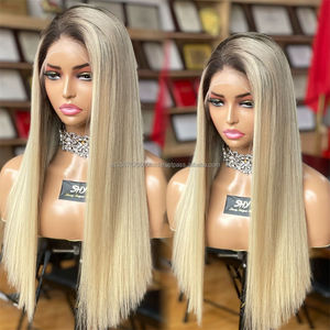 Nouvelle perruque Lace Front transparente Shy Luxury 13x4 en cheveux européens raides, avec pointes pleines, nœuds solides, en cheveux vierges bruts durables - Product Image 1