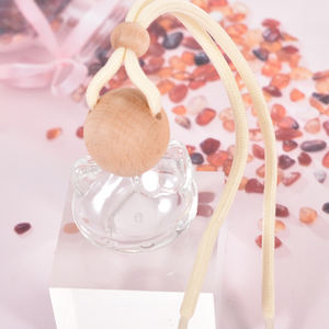 Nouveau style, flacon d'aromathérapie pour voiture en forme de chat mignon, 10 ml, pendentif, cordon, bouchon à vis, mini flacon en verre vide pour huile essentielle - <span class=keywords><strong>Acheter</strong></span> - Product Image 4