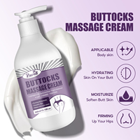 RUOALL 300ml Bouteille blanche à pression Crème de massage pour les hanches 1