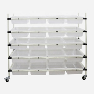 Equipo de manejo de materiales Clasificación Camión Almacén Estantes de almacenamiento Estanterías Unidades con ruedas Carro de herramientas empujado a mano - Product Image 1