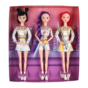 Muñeca de Juguete con Luces, Música, Canción Temática, <span class=keywords><strong>11</strong></span> Articulaciones, <span class=keywords><strong>11</strong></span>.5 Pulgadas, Realista, K-POP, Cazadora de Brujas, Accesorio para Grupo Femenino - Product Image 5