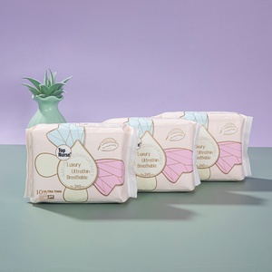 Serviettes hygiéniques ultra-fines en coton absorbant à base de pâte de bois, douces et absorbantes - Product Image 3