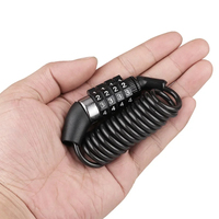 Antivol universel pour casque de vélo avec câble en acier et serrure de coffre pour vélo