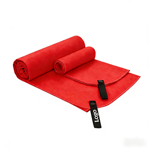 Serviette de sport en microfibre avec logo personnalisé, séchage rapide, anti-transpiration, haute absorption pour la gym, le fitness, le yoga, la course à pied - Product Image 1