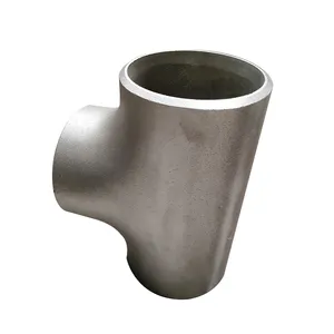Customized size 1/2"-24" inch alloy steel Equal Butt weld Straight Reducing Tee For Structure Pipe