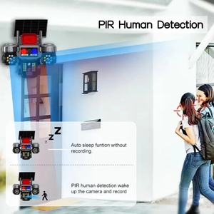 V380pro Yoosee AOV Three Lens 3Views Cameras Outdoor Network IP PTZ CCTV Bullet Wifi 4G Solar SIM Card Wireless Security <b>Camera</b> - Product Image 2