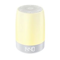 Machine à bruit blanc en plastique Baisuoluo, aide au sommeil pour bébé, son apaisant intelligent, haut-parleur portable à lumière sept couleurs