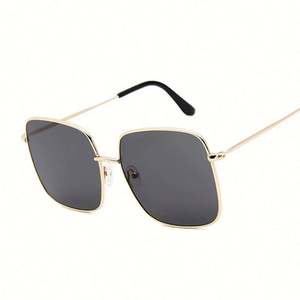 Gafas de Sol de Gran Tamaño con Marco Cuadrado de Aleación Vintage, Venta al por Mayor, Oferta 2020 - Product Image 3