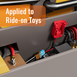 18V Battery <strong>Adapter</strong> <strong>Socket</strong> Power Wheels with Peg Perego Connector 12 AWG Wire 40A Fuse Secure Power Upgrade for Ride On Toy - Product Image 4