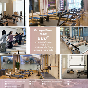 Di lusso corea Pilates Reformer Con Torre pieghevole Con <span class=keywords><strong>trampolino</strong></span> e tappetino per Pilates attrezzature Yoga tavola Pilates - Product Image 6
