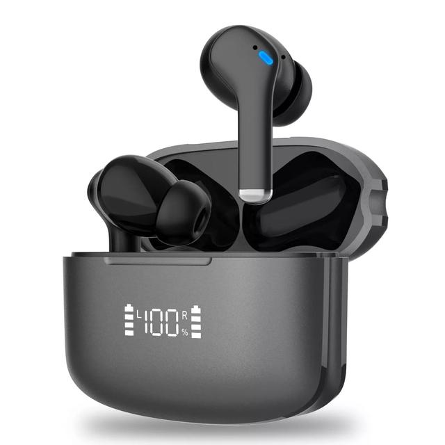 ANC Noise Cancelling V5.3 Wireless Earbuds for iPhone Stereo Tws Sport Type c Wireless Earphones with Led Display
