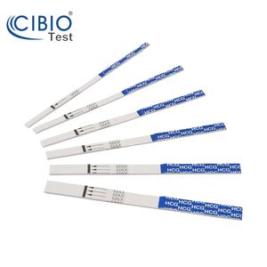 Bandelette <span class=keywords><strong>de</strong></span> test <span class=keywords><strong>de</strong></span> <span class=keywords><strong>grossesse</strong></span> HCG haute sensibilité 10 MIU/mL |   Test rapide d'urine pour la détection précoce |   Approvisionnement en vrac OEM - Product Image 2