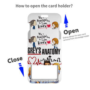 Mode médecin infirmière accessoires lanière avec porte-carte Badge Logo médical imprimé porte-clés cou sangle téléphone lanière - Product Image 4