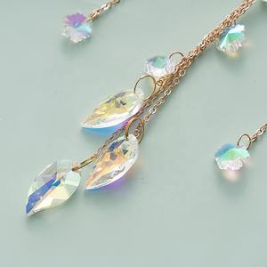 คริสตัลควอตซ์สำหรับดักจับแสงแดด,สีเขียวอมชมพูประดับคริสตัล - Product Image 2